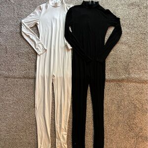 Black and white jumpsuit